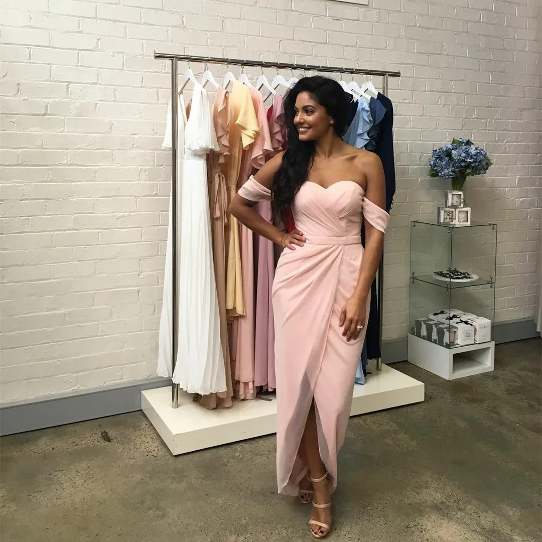 Elegant Long Chiffon Evening Dresses With Slit Pink Abendkleider Pleated Prom Robes de Soirée Dress вечерние платья
Elegant Long Chiffon Evening Dresses With Slit Pink Abendkleider Pleated Prom Robes de Soirée Dress вечерние платья
