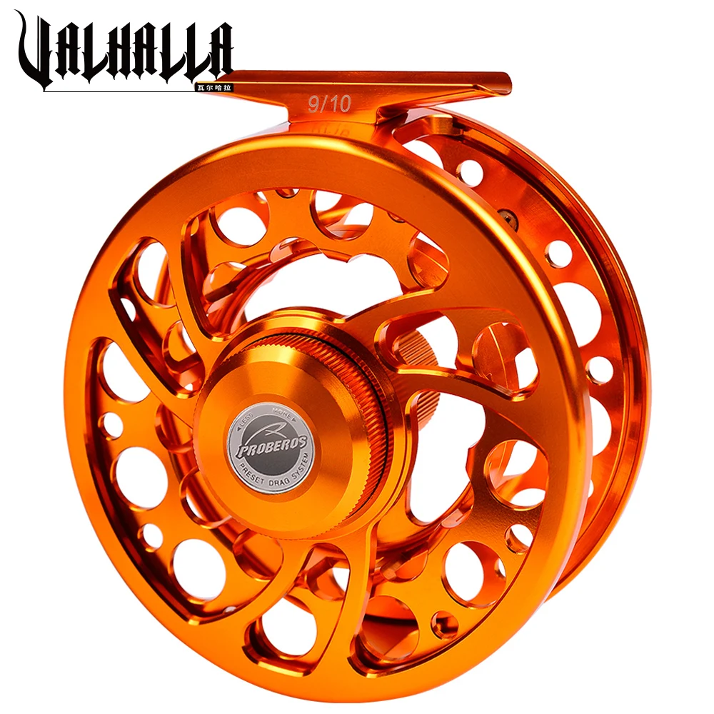 VALHALLA Fishing Fly Wheel 5/7 7/9 9/10 WT Fly Fishing Reel CNC Machine Cut Large Arbor Die Casting Aluminum Fly Reel
VALHALLA Fishing Fly Wheel 5/7 7/9 9/10 WT Fly Fishing Reel CNC Machine Cut Large Arbor Die Casting Aluminum Fly Reel
