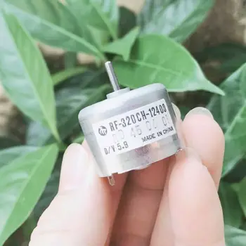 MABUCHI RF-320CH-12400 Motor D/V 5.9V 5500RPM DC 3V-6V Round Mini 24mm Spindle Motor
