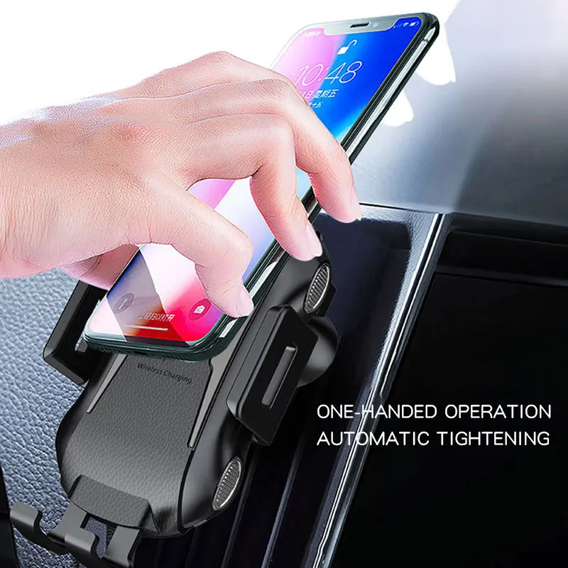 IMIDO10W Touch Sensing Wireless Car Fast Charger for iPhone XR/ X Galaxy Note 9 Automatic Clamping Fast Charge Phone Holder
IMIDO10W Touch Sensing Wireless Car Fast Charger for iPhone XR/ X Galaxy Note 9 Automatic Clamping Fast Charge Phone Holder