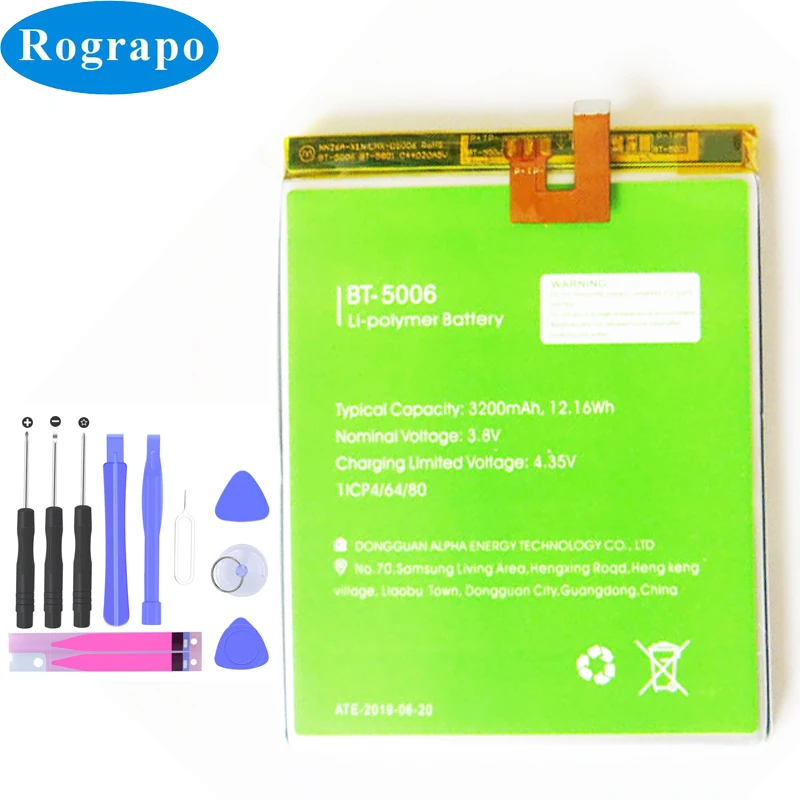 New 3200mAh BT-5006 Original Replacement Battery For Leagoo Power 2 BT 5006 Smart Mobile Phone Batteries
New 3200mAh BT-5006 Original Replacement Battery For Leagoo Power 2 BT 5006 Smart Mobile Phone Batteries