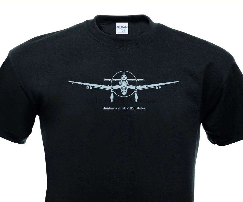 Фото 2020 новая одежда мужские лучшие футболки Junkers Ju 87 Stuka Германия Христианские
