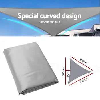 5m Triangle Shade Sail Net Cloth Outdoor Swimming Pool Waterproof Sun Shade Sail Prevent UV Canopy Home Garden Awning Cover Cap
5m Triangle Shade Sail Net Cloth Outdoor Swimming Pool Waterproof Sun Shade Sail Prevent UV Canopy Home Garden Awning Cover Cap
