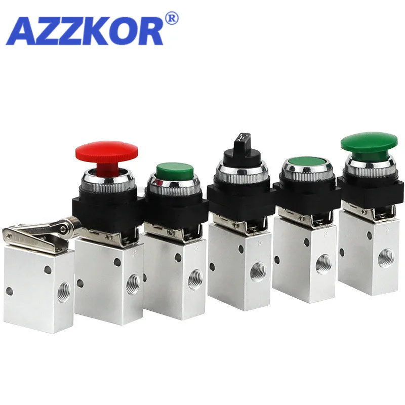 JM 2 Position 3 Way Thread Pneumatic Air Control Valve Mechanical Air Valve Hand Manual Valves
JM 2 Position 3 Way Thread Pneumatic Air Control Valve Mechanical Air Valve Hand Manual Valves