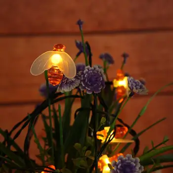 20/30/50LED Solar Power LED Lamp String Bee Honey Shape Environmental Protection Lighting Strings for Patio Garland Lighting
20/30/50LED Solar Power LED Lamp String Bee Honey Shape Environmental Protection Lighting Strings for Patio Garland Lighting