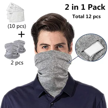 2PC Riding mask with pm2.5 filters Bandanas Neck Gaiter Unisex Anti-Dust Scarf for Men Women Outdoors Sports Face Cover
2PC Riding mask with pm2.5 filters Bandanas Neck Gaiter Unisex Anti-Dust Scarf for Men Women Outdoors Sports Face Cover