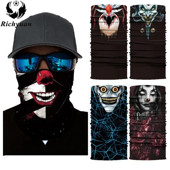 3D Seamless Balaclava Magic Scarf Neck Face Mask Ghost Skull Skeleton Head Bandana Shield Headband Headwear Bandanas Men Bicycle
3D Seamless Balaclava Magic Scarf Neck Face Mask Ghost Skull Skeleton Head Bandana Shield Headband Headwear Bandanas Men Bicycle
