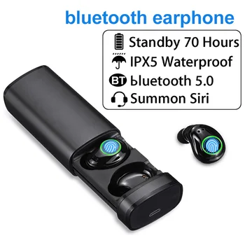 True Wireless bluetooth 5.0 TWS Touch Earbuds Stereo HIFI Noise Canceling IPX5 Waterproof Handsfree Earphone With Charging Case
True Wireless bluetooth 5.0 TWS Touch Earbuds Stereo HIFI Noise Canceling IPX5 Waterproof Handsfree Earphone With Charging Case
