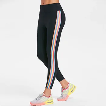 2020 Explosive Rainbow Digital Printing Nine-point Leisure Women's Pants Fitness Yo-ga Stretch Leggings Sexy black female pants
2020 Explosive Rainbow Digital Printing Nine-point Leisure Women's Pants Fitness Yo-ga Stretch Leggings Sexy black female pants