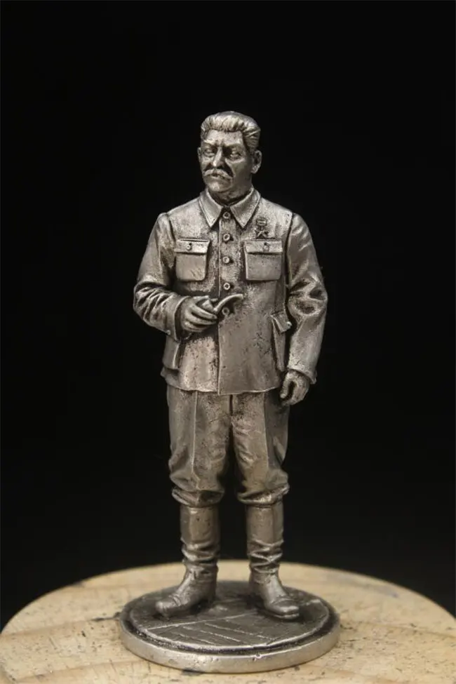 1:30 Scale 60mm Tin Metal WW II Soviet Union Leader Stalin Static Exquisite Soldiers Statue Model Men's Gift Collection
1:30 Scale 60mm Tin Metal WW II Soviet Union Leader Stalin Static Exquisite Soldiers Statue Model Men's Gift Collection