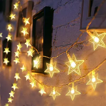 LEADLY LED String Light Star Twinkle Fairy Warm White String Garland Home Christmas Wedding Party Decoration Powered by Battery
LEADLY LED String Light Star Twinkle Fairy Warm White String Garland Home Christmas Wedding Party Decoration Powered by Battery