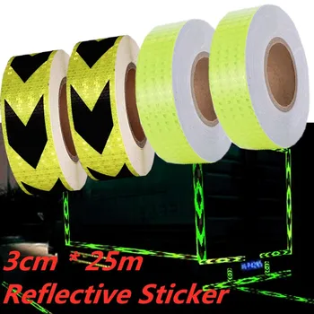 3cmx25m Reflective Tape Car Sticker Auto Motorcycle Safety Warning Mark Self Adhesive Tape Reflective Film Decal Car Styling
3cmx25m Reflective Tape Car Sticker Auto Motorcycle Safety Warning Mark Self Adhesive Tape Reflective Film Decal Car Styling