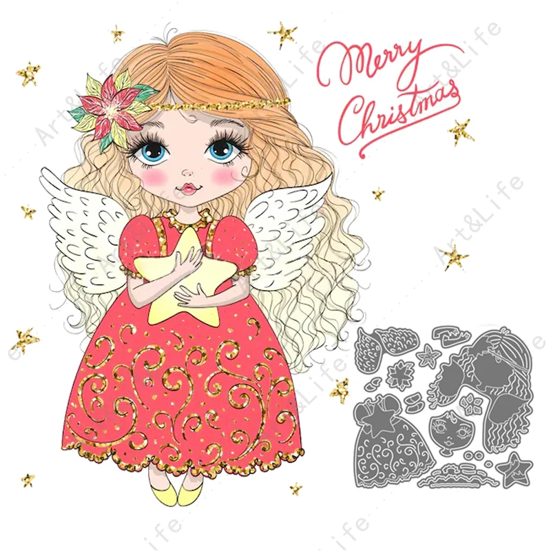Lovely Girl Cute Angel Hot New Metal Cutting Dies Stencils for Making Scrapbook Album Birthday Paper Cards Embossing Cut Die
Lovely Girl Cute Angel Hot New Metal Cutting Dies Stencils for Making Scrapbook Album Birthday Paper Cards Embossing Cut Die