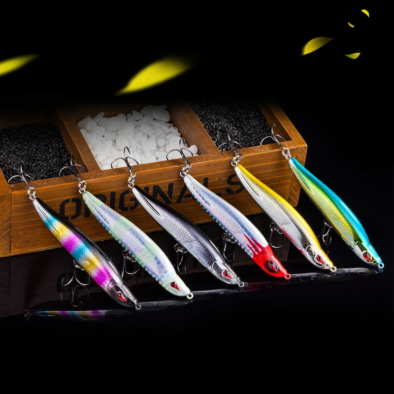 2020 Fishing Tackle Pencil Stickbait 11g/17g Sinking Lure Hard Bait Fishing Wobblers Artificial Bait
2020 Fishing Tackle Pencil Stickbait 11g/17g Sinking Lure Hard Bait Fishing Wobblers Artificial Bait