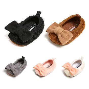 5 Colors Baby Girl Shoes Fleece Plush Bowknot Solid Casual Sneakers Toddler Lovely Soft Soled Walking Shoes 
5 Colors Baby Girl Shoes Fleece Plush Bowknot Solid Casual Sneakers Toddler Lovely Soft Soled Walking Shoes