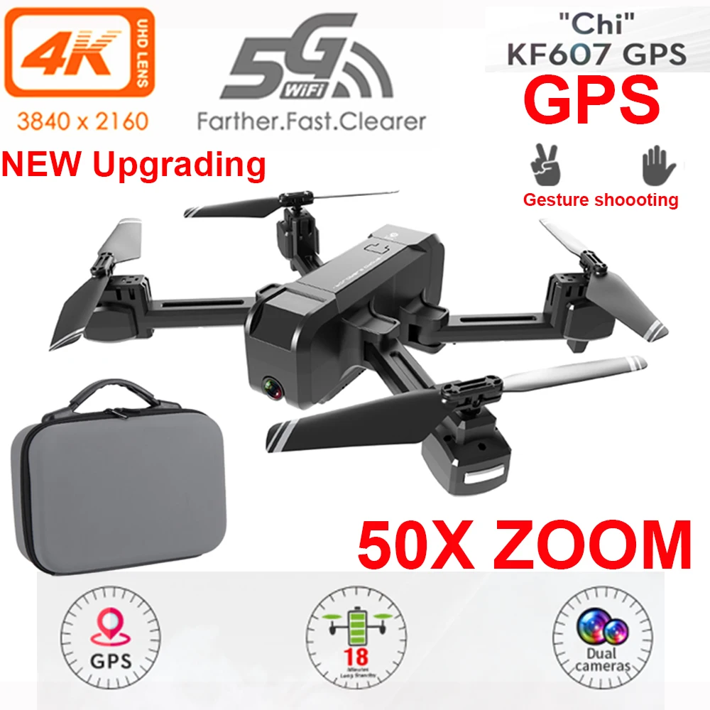 GPS RC Drone 4K HD Camera Quadcopter Optical Flow 5G WIFI FPV With 50X Zoom Foldable Helicopter Professional Drones VS Z5 G11
GPS RC Drone 4K HD Camera Quadcopter Optical Flow 5G WIFI FPV With 50X Zoom Foldable Helicopter Professional Drones VS Z5 G11