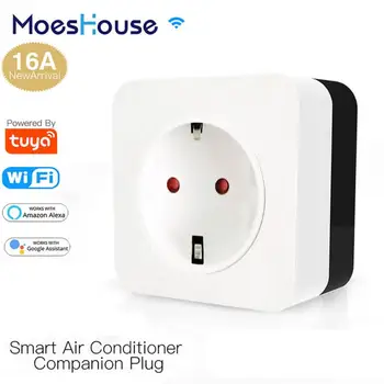 WIFI Smart Power Socket EU/US Plug 100-220V 16A Remote Control Smart Home Timing Switch Work For Amazon Alexa/Google Assistant
WIFI Smart Power Socket EU/US Plug 100-220V 16A Remote Control Smart Home Timing Switch Work For Amazon Alexa/Google Assistant