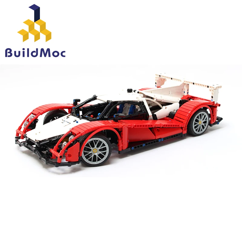 

BuildMoc 3092 Le Mans Prototype 1 Super LMP Scale Sports Car Set Fit Technic Educational Building Blocks Bricks Toys Gift