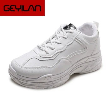 New 2020 Spring Women's Tennis Thick Shoes Fashion Sneakers Shoes Outdoor Lace-up Shoes Women's Vulcanized Casual Shoes U13-32 
New 2020 Spring Women's Tennis Thick Shoes Fashion Sneakers Shoes Outdoor Lace-up Shoes Women's Vulcanized Casual Shoes U13-32