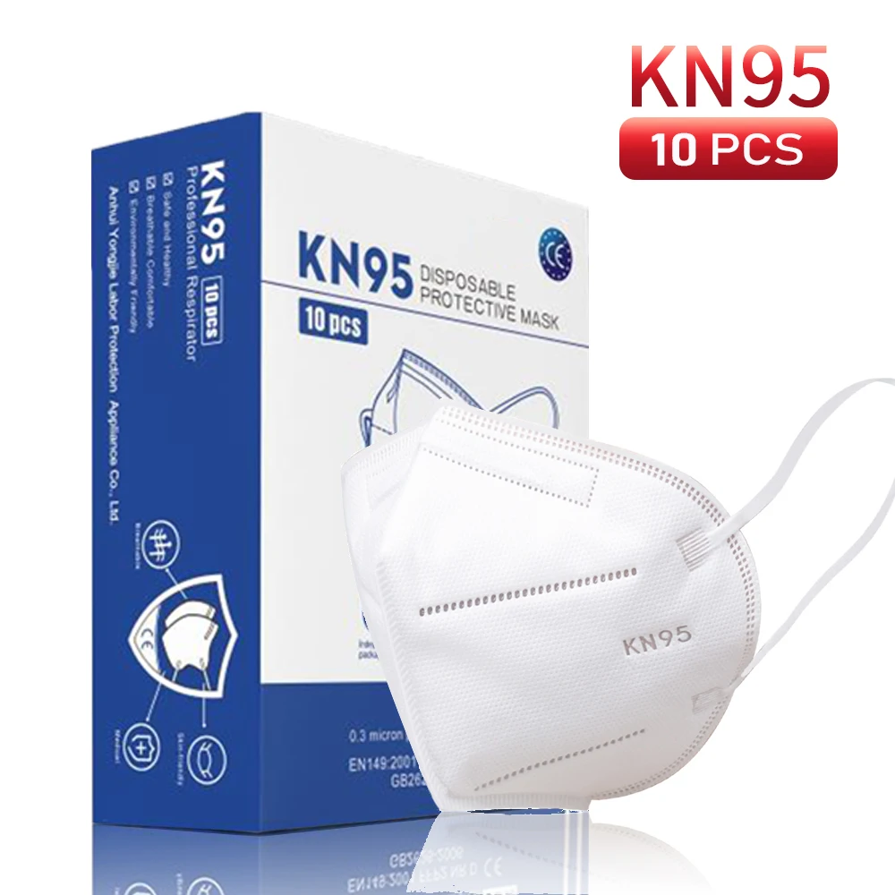 KN95 Masks Face Mask Protective Respirator 5 Layers Non-Woven Fabrics Anti-particulate Anti-Pollution Dust Masks Safety Mask
KN95 Masks Face Mask Protective Respirator 5 Layers Non-Woven Fabrics Anti-particulate Anti-Pollution Dust Masks Safety Mask