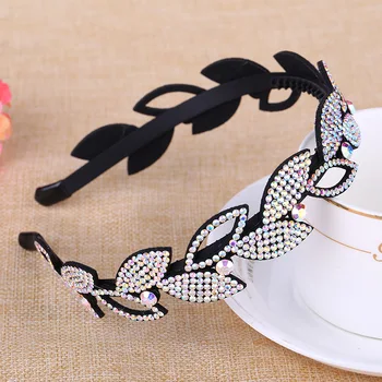 New European and American Inlaid Crystal Hair Accessories, Exquisite Hollow Leaf Shape Headbands, Stylish Wild Headwear
New European and American Inlaid Crystal Hair Accessories, Exquisite Hollow Leaf Shape Headbands, Stylish Wild Headwear