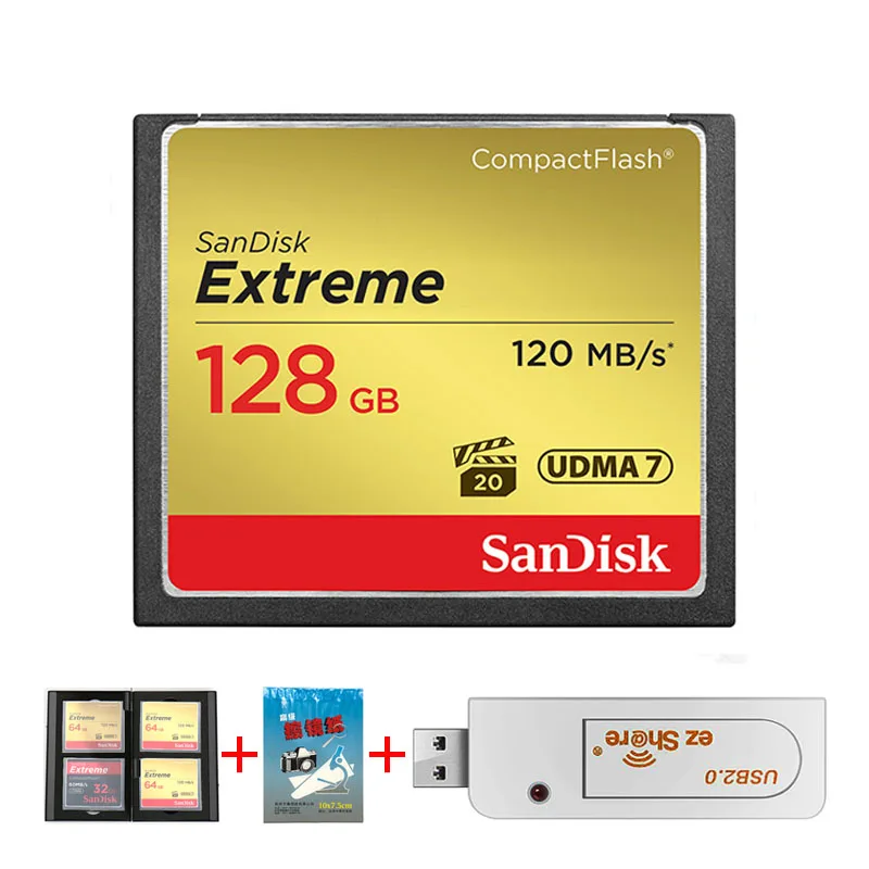 Фото Sandisk Экстрим cf карта компактный адаптер для флэш карт compactflash - купить