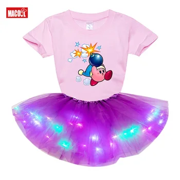Toddler Girls Clothing Sets 2020 Summer Girls Clothes Kids Dress Outfits Kirby Suit Children Tutu Dress Light LED Birthday Dress
Toddler Girls Clothing Sets 2020 Summer Girls Clothes Kids Dress Outfits Kirby Suit Children Tutu Dress Light LED Birthday Dress
