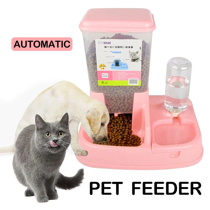Multifunction 2In1 Pet Automatic Feeder Dispenser Dog Cat Drinking Feeding Bowl Dog Water Bottle Large Capacity Food Container
Multifunction 2In1 Pet Automatic Feeder Dispenser Dog Cat Drinking Feeding Bowl Dog Water Bottle Large Capacity Food Container
