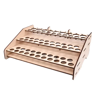 New 74 Hole Wooden Pigment Bottle Storage Organizer Color Paint Ink Brush Stand Rack Modular Holder School
New 74 Hole Wooden Pigment Bottle Storage Organizer Color Paint Ink Brush Stand Rack Modular Holder School