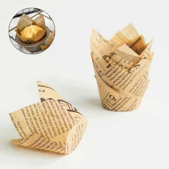 50Pcs Muffin Cupcake Paper Cups Wedding Disposable Cupcake Liners Tulip Paper Molds wrapper for cupcakes Baking Cake Accessories 
50Pcs Muffin Cupcake Paper Cups Wedding Disposable Cupcake Liners Tulip Paper Molds wrapper for cupcakes Baking Cake Accessories