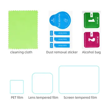 1/2 Sets Screen Protector Film For Gopro 8 Sport Camera Tempered Glass Lens Protector Film for GoPro Hero 8 Camera Accessories
1/2 Sets Screen Protector Film For Gopro 8 Sport Camera Tempered Glass Lens Protector Film for GoPro Hero 8 Camera Accessories