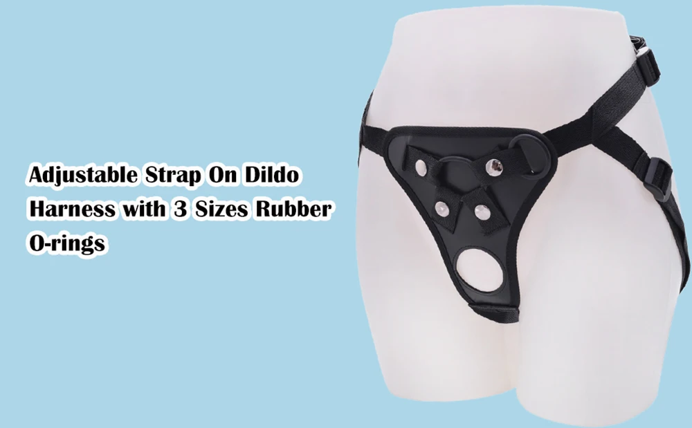 Two strap dildo harness