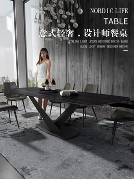 Italian Minimalist Imported Rock Board Table Household Small Family Modern Simple Rectangular Marble Table Chair Combination
Italian Minimalist Imported Rock Board Table Household Small Family Modern Simple Rectangular Marble Table Chair Combination