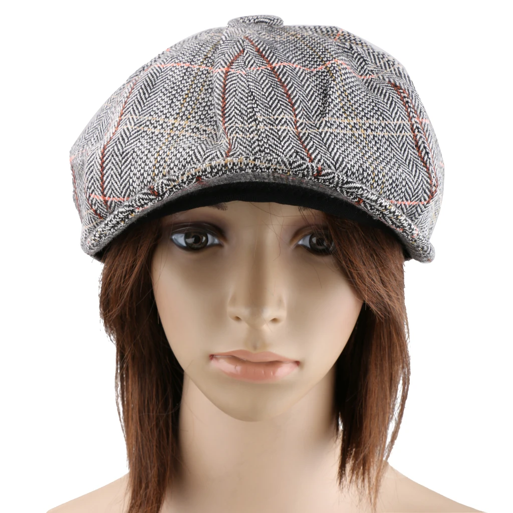 Lattice Newsboy Cap Vintage French Beret Caps Beanie Hats Cotton for Men Women Boys Girls Casual Outdoors Lattice Newsboy Cap Vintage French Beret Caps Beanie Hats Cotton for Men Women Boys Girls Casual Outdoors