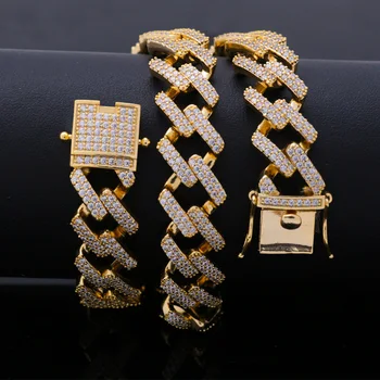 LuReen Hip Hop Miami 10mm Prong Setting Cuban Link Chain Gold Silver Color Necklace Iced Out Cubic Zirconia Bling Jewelry
LuReen Hip Hop Miami 10mm Prong Setting Cuban Link Chain Gold Silver Color Necklace Iced Out Cubic Zirconia Bling Jewelry