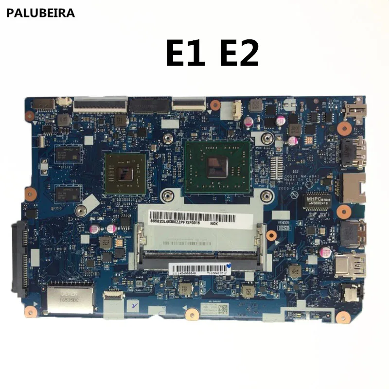PALUBEIRA motherboard for Lenovo 110-15ACL notebook CG521 NM-A841 motherboard CPU E1 E2 All functions fully Tested
PALUBEIRA motherboard for Lenovo 110-15ACL notebook CG521 NM-A841 motherboard CPU E1 E2 All functions fully Tested