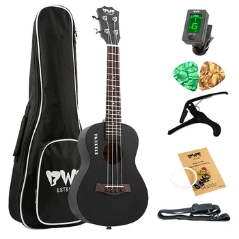 BWS EST&1988 23 Inch Concert Ukulele Black Hawaiian Mini Guitar 4 Strings Mahogany Ukulele Music Uku
BWS EST&1988 23 Inch Concert Ukulele Black Hawaiian Mini Guitar 4 Strings Mahogany Ukulele Music Uku