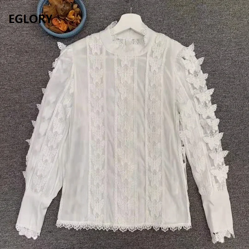 High Quality Blouse Shirt 2019 Autumn Apricot White Blouses Women Butterfly Lace Patchwork Long Sleeve Elegant Tops Shirt Ladies
High Quality Blouse Shirt 2019 Autumn Apricot White Blouses Women Butterfly Lace Patchwork Long Sleeve Elegant Tops Shirt Ladies