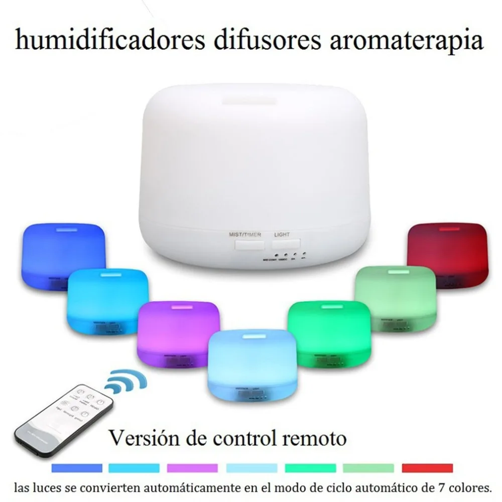 Remote Control Aroma Ultrasonic Air Humidifier 300ml Essential Oil Diffusers LED Light Mist Maker 7 Colors Changing Air Purifier
Remote Control Aroma Ultrasonic Air Humidifier 300ml Essential Oil Diffusers LED Light Mist Maker 7 Colors Changing Air Purifier