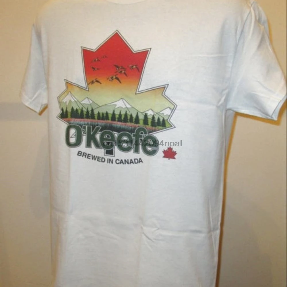 OKeefe Beer T Shirt TV Retro Comedy Canada Maple Leaf Apparel Graphic Tee Men & Women 480 | Мужская одежда