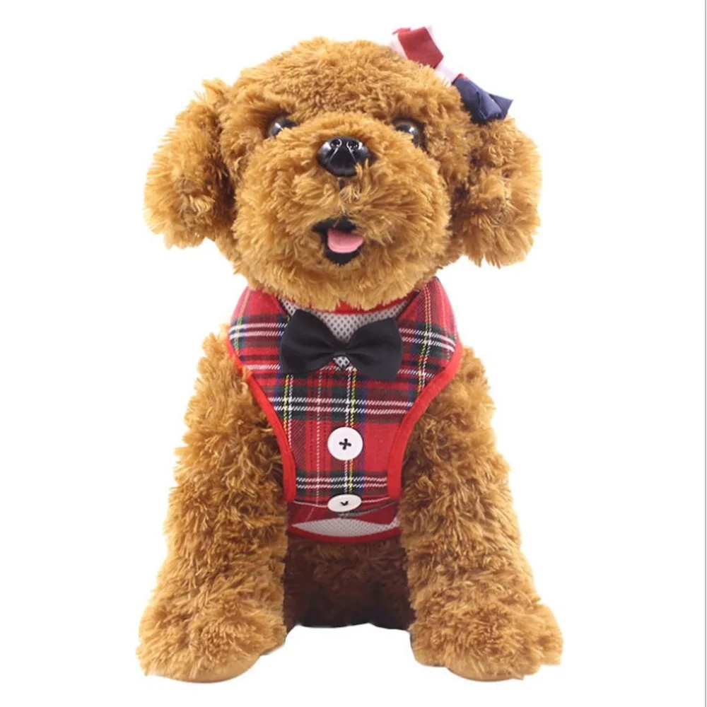 Small and medium size dog tuxedo chest back coat plus traction rope dog breathable net cloth bow tie pet chest strap
Small and medium size dog tuxedo chest back coat plus traction rope dog breathable net cloth bow tie pet chest strap