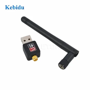 KEBIDU Mini USB wi-fi wi fi Wifi Router 150Mbps Wireless Adapter 150M Network LAN Card 802.11n/g/b Antenna For Laptop
KEBIDU Mini USB wi-fi wi fi Wifi Router 150Mbps Wireless Adapter 150M Network LAN Card 802.11n/g/b Antenna For Laptop