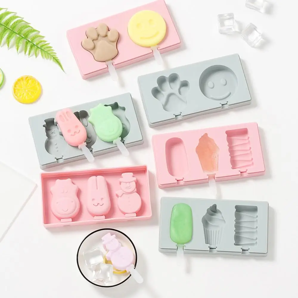 2/3 Cavity Silicone Ice Cream Mold Easy Release Popsicle Maker with PP Stick and Lid DIY Homemade Freezer Ice Lolly Mould
2/3 Cavity Silicone Ice Cream Mold Easy Release Popsicle Maker with PP Stick and Lid DIY Homemade Freezer Ice Lolly Mould