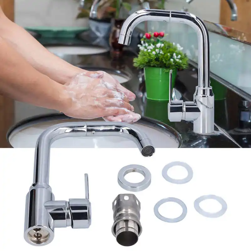 G1/4 Stainless Steel Basin Faucet Rotatable Universal Hot & Cold Washbasin Water Tap For Kitchen Bathroom Accessories
G1/4 Stainless Steel Basin Faucet Rotatable Universal Hot & Cold Washbasin Water Tap For Kitchen Bathroom Accessories