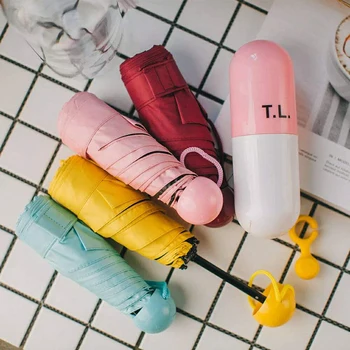 Small Five Fold Vinyl Female Umbrella Creative Anti Uv Shade Beautiful Parasols Portable Umbrella Sonnenschirm Rain Tool 50D0071
Small Five Fold Vinyl Female Umbrella Creative Anti Uv Shade Beautiful Parasols Portable Umbrella Sonnenschirm Rain Tool 50D0071