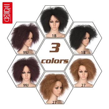 YUNRONG Short Puff Yaki Straight Synthetic Hair Wig For Women High Temperature Heat Resistant Synthetic Fiber
YUNRONG Short Puff Yaki Straight Synthetic Hair Wig For Women High Temperature Heat Resistant Synthetic Fiber