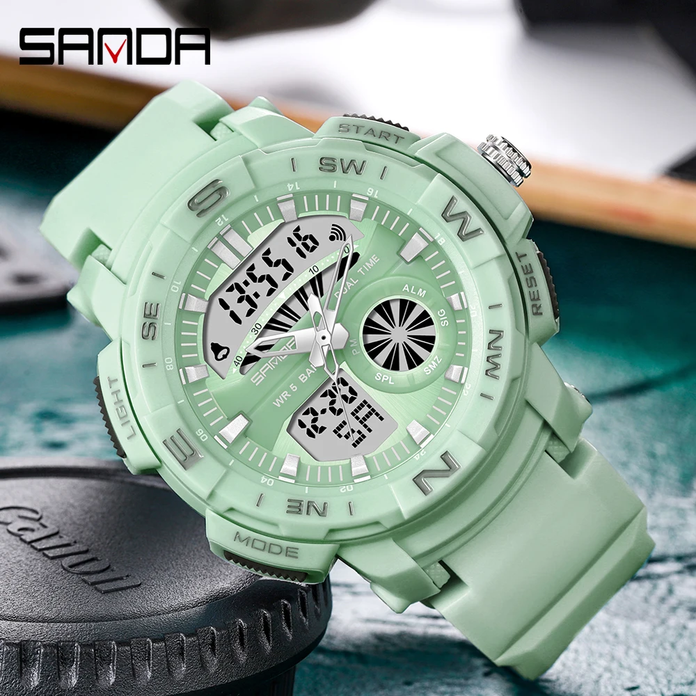 SANDA Luxury Digital Watch for Men Sports Fashion Watches LED Digital Chronograph Male Waterproof Wristwatches Reloj
SANDA Luxury Digital Watch for Men Sports Fashion Watches LED Digital Chronograph Male Waterproof Wristwatches Reloj