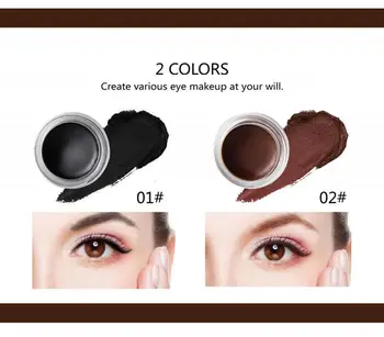 1PC Black / Brown Waterproof Eyeliner Cream Easy To Apply No Blooming Non-sticky Waterproof Oil-proof Eyebrow Makeup TSLM1 
1PC Black / Brown Waterproof Eyeliner Cream Easy To Apply No Blooming Non-sticky Waterproof Oil-proof Eyebrow Makeup TSLM1