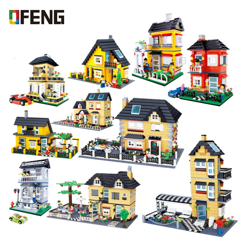 City Architecture Villa Cottage Compatible Friends Beach Hut Modular Home House Village Building Blocks Kits Bricks Toy Children
City Architecture Villa Cottage Compatible Friends Beach Hut Modular Home House Village Building Blocks Kits Bricks Toy Children