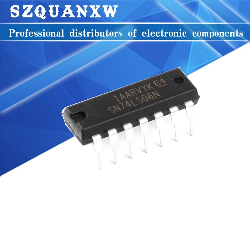 10 шт. SN74LS06N DIP14 SN74LS06 DIP 74LS06N 74LS06 HD74LS06P Новый и оригинальный IC
10 шт. SN74LS06N DIP14 SN74LS06 DIP 74LS06N 74LS06 HD74LS06P Новый и оригинальный IC